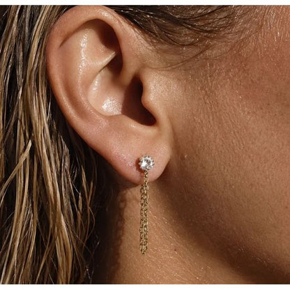 Sloane Chain Stud Earring