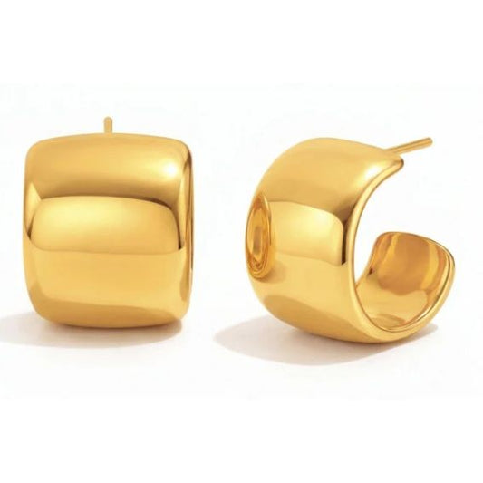 Zadie Wide Hoop Earring