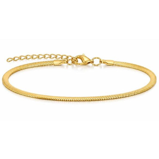 Nic Herringbone Chain Bracelet