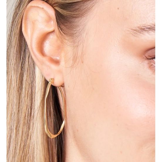Isle of Hope Hoop Earrings Gold