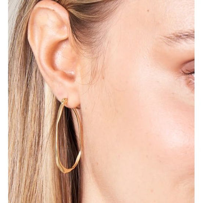 Isle of Hope Hoop Earrings Gold