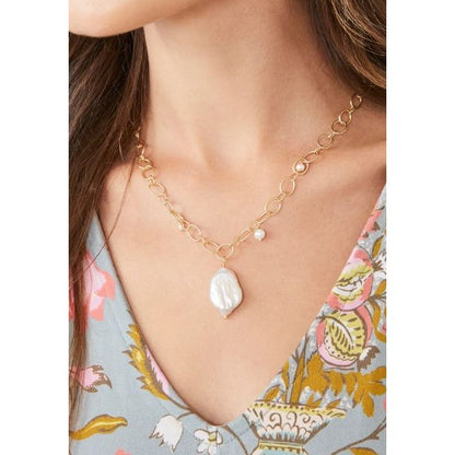 Appoline Necklace 18" Pearl