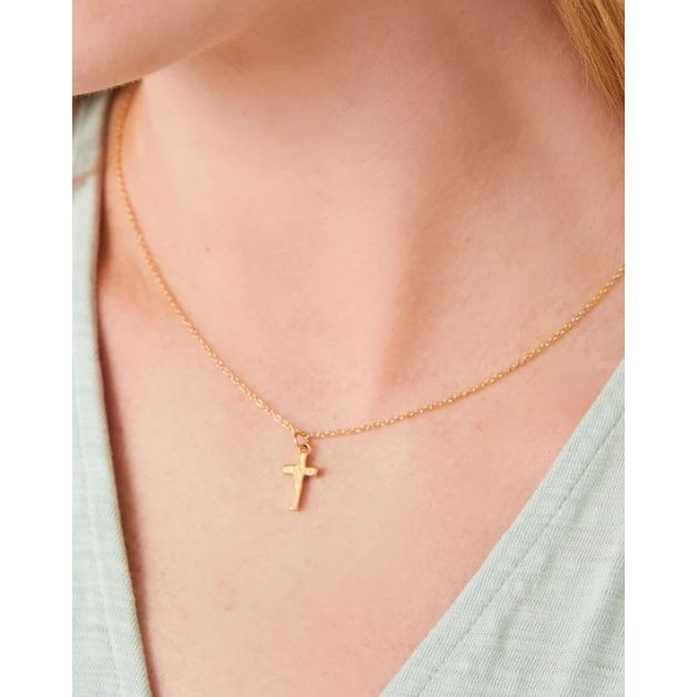 Cross Necklace 17''