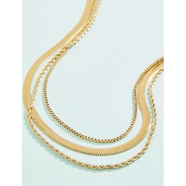 Folly Field Layered Necklace 18''