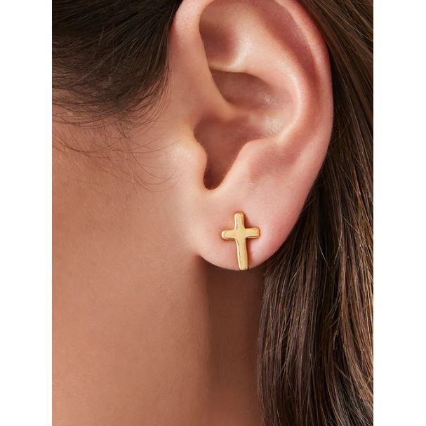 Cross Stud Earrings