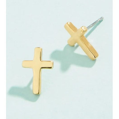 Cross Stud Earrings