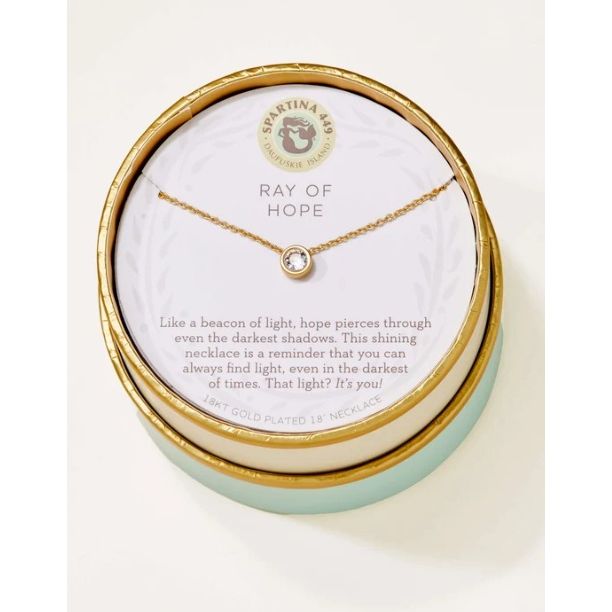 Sea La Vie Necklace 18" Ray of Hope/Gem