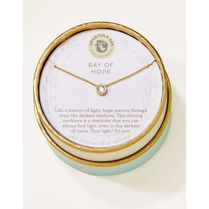 Sea La Vie Necklace 18" Ray of Hope/Gem