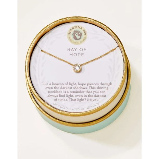 Sea La Vie Necklace 18" Ray of Hope/Gem