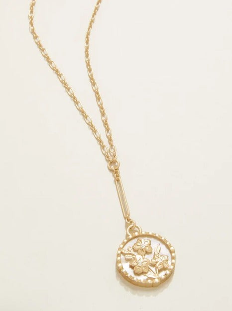Azalea Necklace 17" Mother-of-Pearl