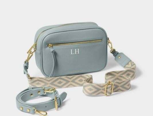 DUCK EGG BLUE HALLIE CROSSBODY BAG