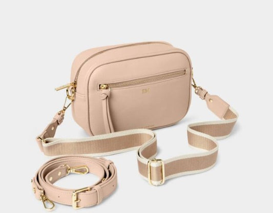 HALLIE CROSSBODY BAG Nude Pink