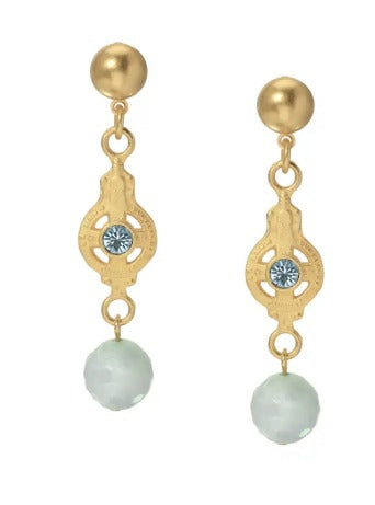 Mini Dunkerque Earring – Aquamarine