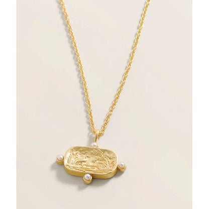 Salt Marsh Necklace 18"