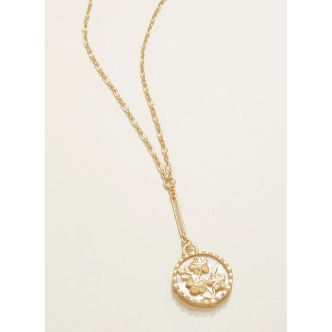 Azalea Necklace 17" Mother-of-Pearl