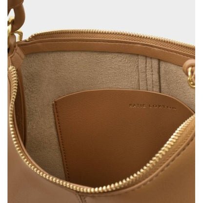 Caramel Hallie Satchel Bag
