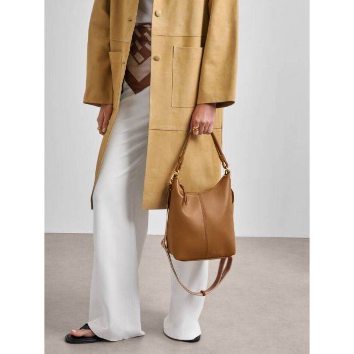 Caramel Hallie Satchel Bag