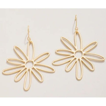 Happy Daisy Earrings Gold