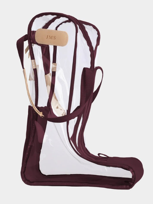 Clear Tall Boot Bag
