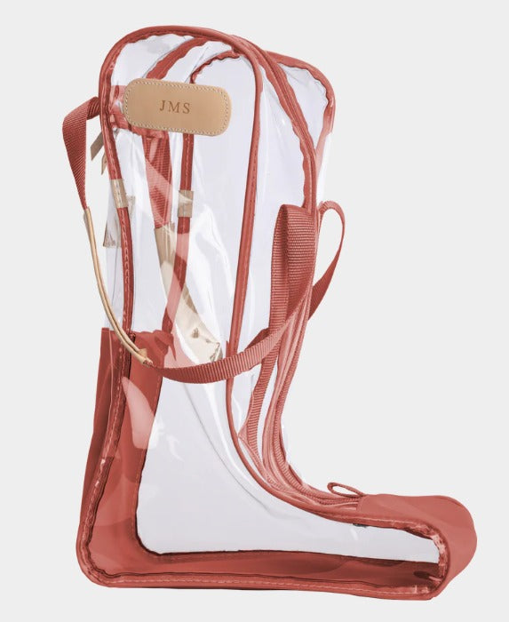 Clear Tall Boot Bag