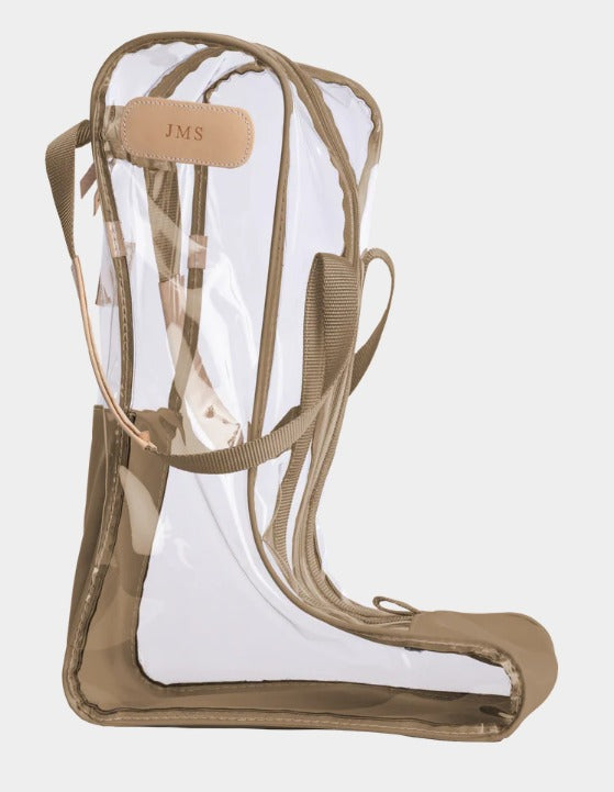 Clear Tall Boot Bag