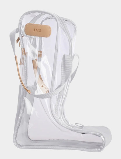 Clear Tall Boot Bag