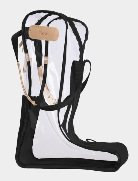 Clear Tall Boot Bag