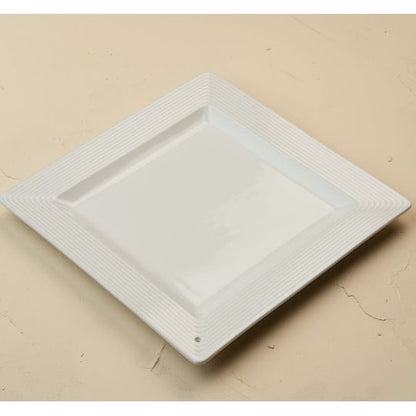pinstripes square platter
