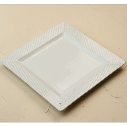pinstripes square platter