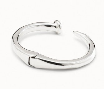 Nail shaped bangle bracelet