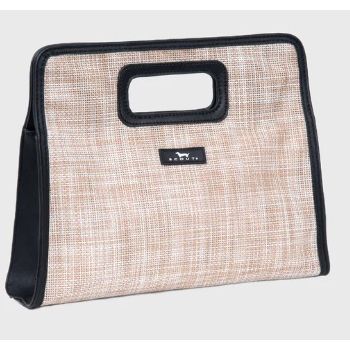 Sand Woven Sunset Clutch