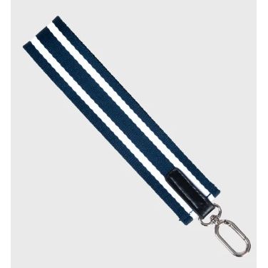 Navy and White On Hand Wrist Strap
