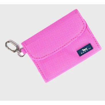 Red Violet Woven Street Credit Card Holder