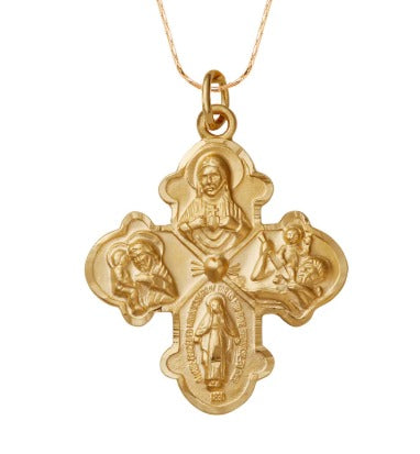 4-Way Cross Chain Slider Necklace