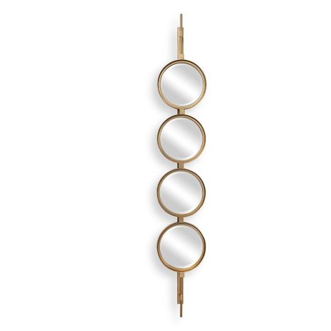 Button Mirror, Gold