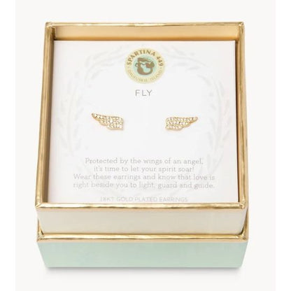 Sea La Vie Stud Earrings Fly/Wings