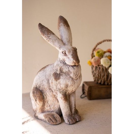 Faux Concrete Rabbit