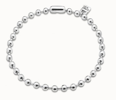 Short beaded necklace with padlock