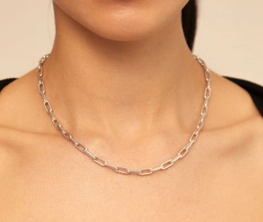 Short link chain charm necklace