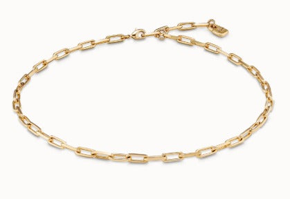 Short link chain charm necklace