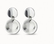 Circle drop earrings