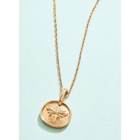 Mason Bee Necklace 17"