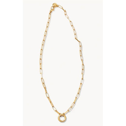 Long Link Charm Necklace