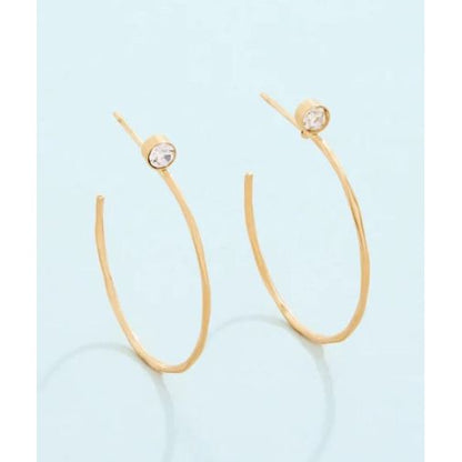 Ultrathin Hoop Earrings 24mm