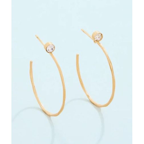 Ultrathin Hoop Earrings 24mm