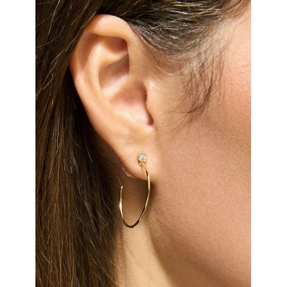 Ultrathin Hoop Earrings 24mm