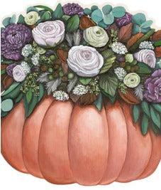Die-cut Pumpkin Posey Placemat