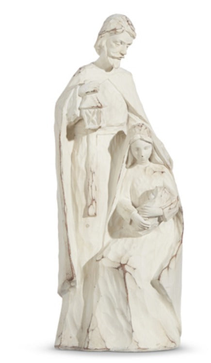 Distressed White Holy Family