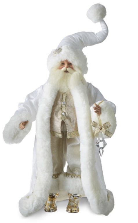 GLISTENING WHITE SANTA