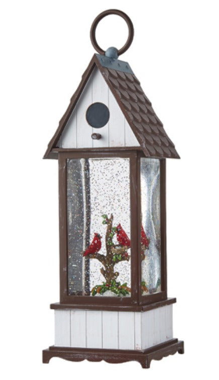 CARDINAL LIGHTED WATER BIRD HOUSE